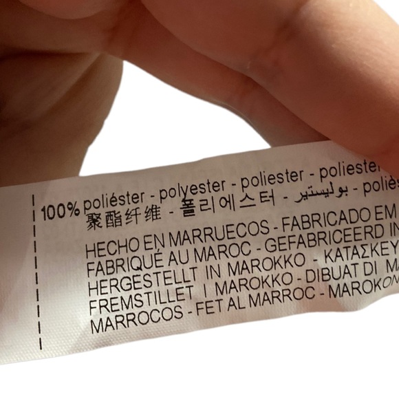 ZARA Tie Dye Satin Slip Midi Dress Size Small - Picture 15 of 16